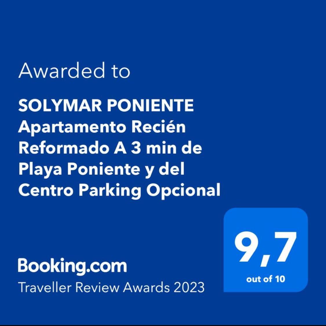 Solymar Poniente Apartamento Recien Reformado A 3 Min De Playa Poniente Y Del Centro Parking Opcional Apartment Benidorm Luaran gambar